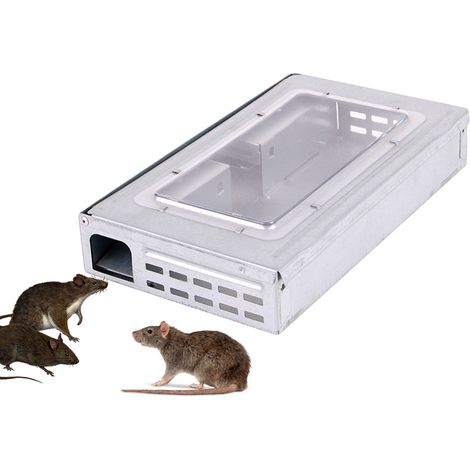 Souricière automatique grande capacité pour maison, piège à rats réutilisable, cage anti-rongeurs, capture continue de souris et mulots.