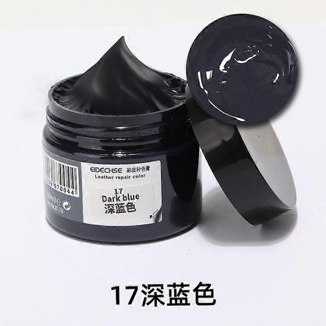 Teinture pour cuir sacs en cuir canapés réparation de la couleur des tiges de chaussures - Bleu foncé 17