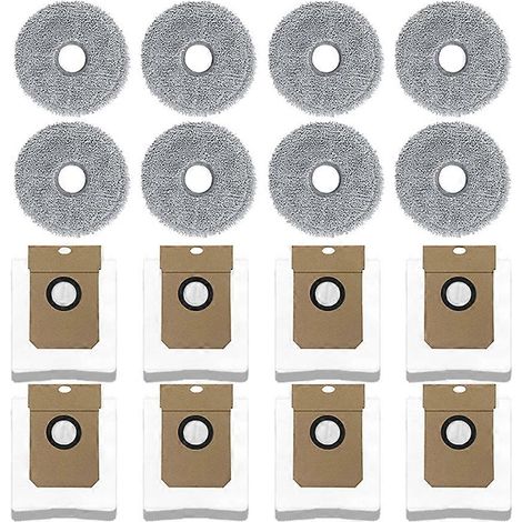 Pièces détachées pour aspirateur Cecotec Conga 11090 / Conga 13090 Spin Revolution : lingette de nettoyage jetable, sac à poussière et accessoires. (1/5)
