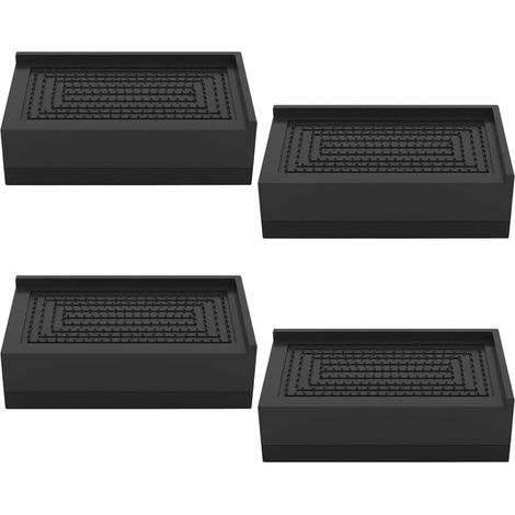 Rehausseur De Meubles - Hauteur 40 mm - Pour Canapé Lit Table Basse Armoire Bureau - Lot De 4 - Noir (1/5)