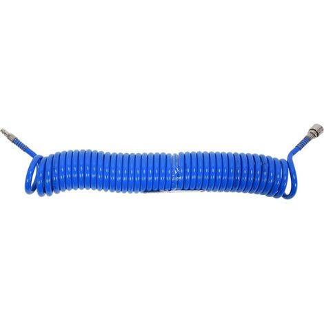 Tubo a spirale in PU da 8 mm x 12 mm x 10 m con connettori rapidi YT-24208 Yato (1/2)