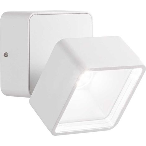 Ideal Lux OMEGA Quadratischer Einzelstrahler Weiß IP54 4000K