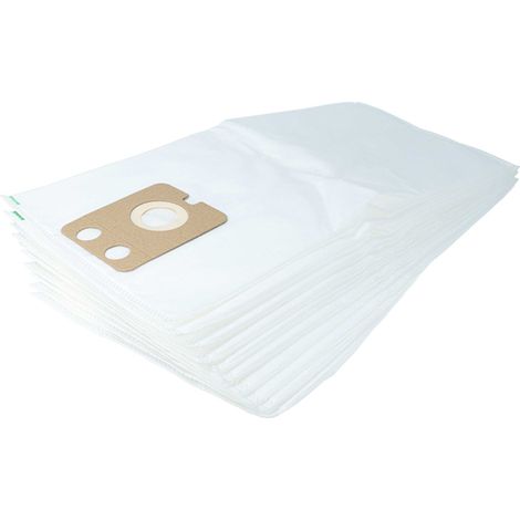vhbw 10x Sacs compatible avec Nilfisk CDF 2000 aspirateur 29cm x 23cm blanc (1/5)
