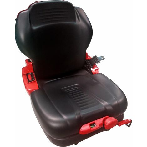 Sedile Komodo in sky nero con sospensione meccanica e microswitch (1/2)