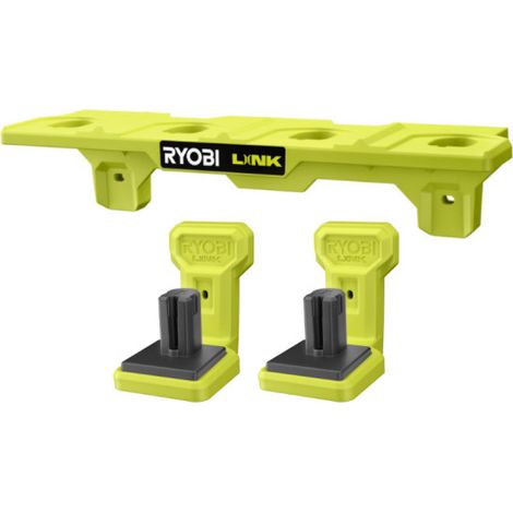 Pack RYOBI Système LINK Étagère pour batteries 18V - 2 supports pour outils électroportatifs