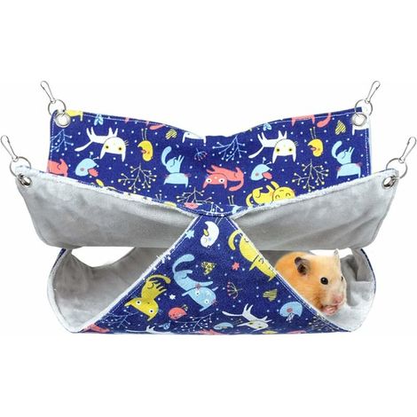 EASYCOMFORT Hamac pour petit animal, hamacs pour cage pour animaux de compagnie, hamac doux et chaud pour cage pour animaux de compagnie-Fei Yu (1/5)