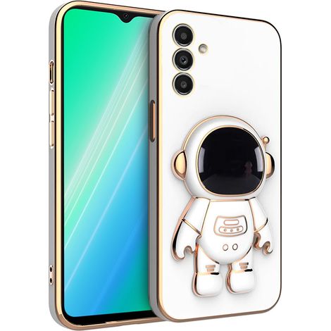 Custodia per Samsung Galaxy M34, design astronauta, bianca (1/5)