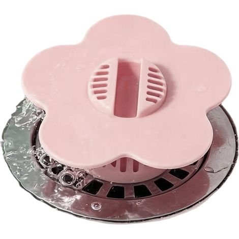 Attrape-Cheveux pour Bonde d'Évier Filtre Anti-Bouchon Forme en Silicone Cache-Bonde Vidange Silicone Souple Pour Lavabo Pour Cuisine, Douche, Salle De Bain, , Buanderie Et Déchets (1/5)