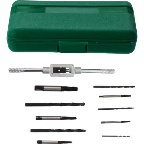 Kit pour Retirer Vis Cassées 11 Pièces en Acier Rapide Extracteur de Vis Endommagée Facilement et Tubes D'eau (1/5)