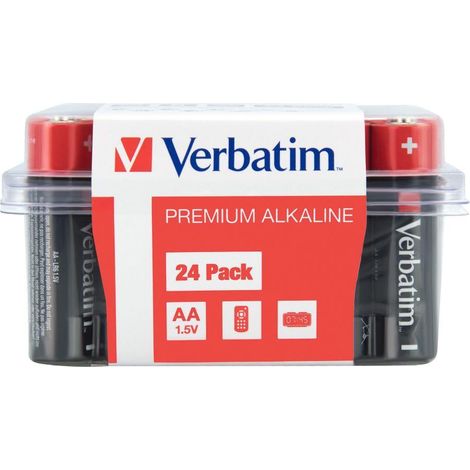 Verbatim LR6 AA-Batterie (24 Stück pro Packung)