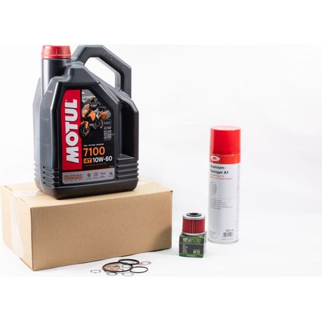 Kit Entretien Vidange Standard pour APRILIA MXV 450 de 2005 à 2015 - ELF MOTO 4 RACE 10w60 4L