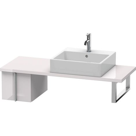 VERO mobile basso consolle 285x300x448mm bianco lilla lucido