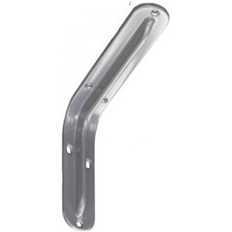 MENSOLA SEMPLICE in acciaio STAMPATO BIANCA 25 cm MAURER Conf. 2 pz