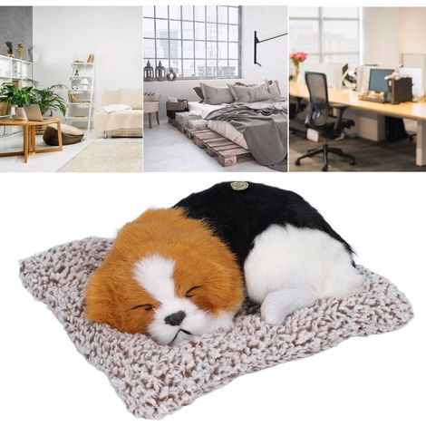 Purificateur d'air en charbon de bambou synthétique en forme de chien endormi, un objet décoratif à offrir aux Beagles