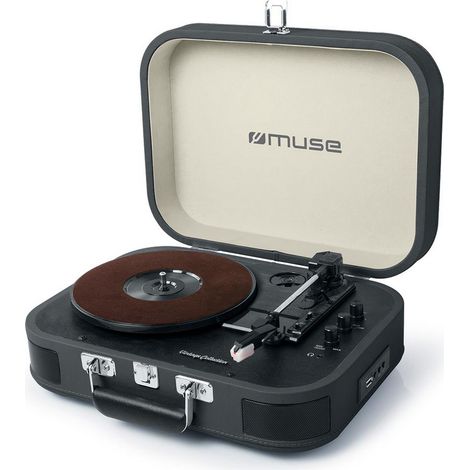 3-gang 33/45 / 78t stereo-vinyl-plattenspieler mit bluetooth - Muse - MT201DG (1/2)