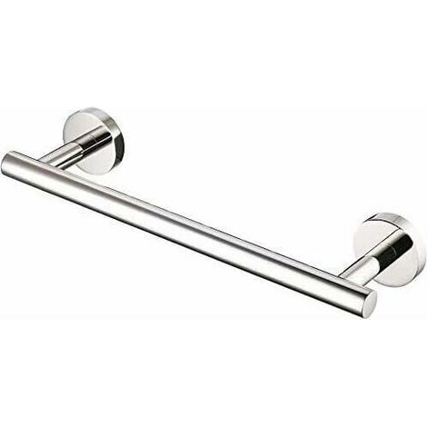 Nazalus-Vente chaude-par Barre Porte-serviettes Mural Porte Serviette Salle de Bain Acier Inoxydable SUS 304 Support Douche 30CM Rangement Poli, A2000S30DG (1/4)