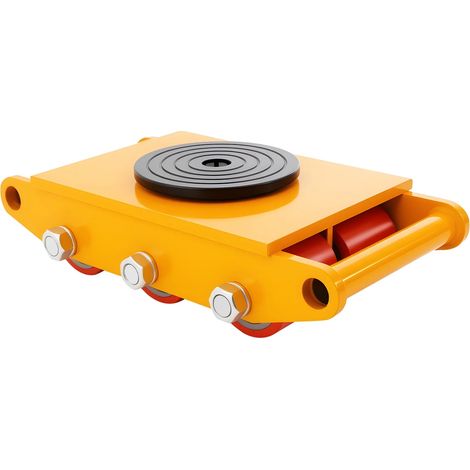 Transportador de maquinaria, rotación de 360 ​​grados, gran capacidad de carga, AMARILLO (1/2)