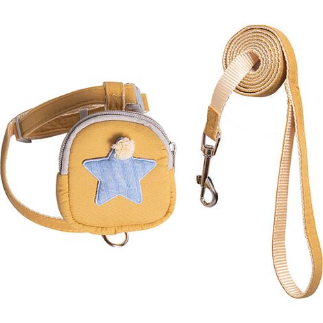 Jeffergarden Harnais Sécurisé Anti-Fuite pour Chat – Ensemble avec Laisse, Veste Ajustable Pression Uniforme (Taille M, Recommandé 2.5‑5kg) (1/5)