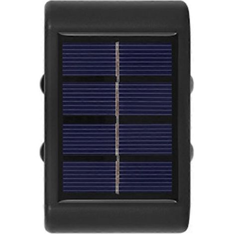 Solar-Wandleuchte für den Außenbereich, dekorativer Stimmungsstrahler, weißes Licht (1/5)