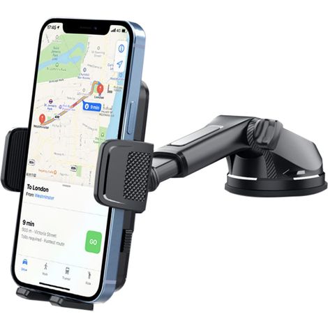 Support de téléphone portable à ventouse pour voiture - Support de téléphone portable pour grille d'aération - Support de téléphone portable pour pare-brise à 360 degrés - Support de téléphone (1/5)