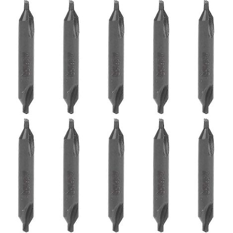 Jeu de 10 forets à centrer de type A pour acier inoxydable, 2,5 mm, pour l'industrie. (1/5)