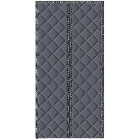 Rideaux de séparation chauds, rideaux de chambre non perforés, rideaux insonorisés pour la maison, rideaux thermiques temporaires avec ouverture centrale QVWHBYV (1/4)