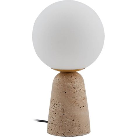 Table Lamp 'Kirstan' made of Stone for Living Room & Dining Room