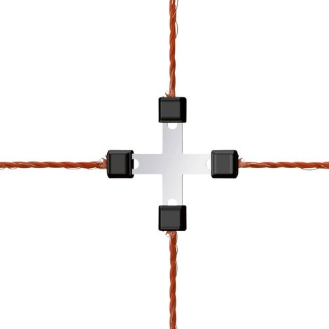 Ako AKO Drahtkreuzverbinder Litzenclip verzinkt 3mm (5 Stück) (1/5)
