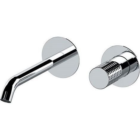 Miscelatore incasso per lavabo su due piastre tonde separate bocca 19 cm - serie Celebrity (1/3)