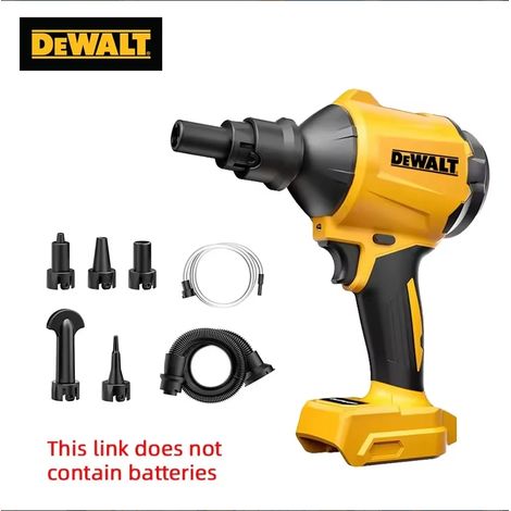 DEWALT Souffleur de chantier rechargeable, sans fil, avec plusieurs buses accessoires, pour nettoyage poussière (1/5)