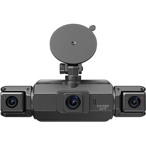 4-Kanal-Dashcam mit integriertem WLAN, Nachtsicht, Loop-Aufnahme und Parküberwachung, Auflösung: 1080p + 480p + 480p + 480p (1/5)