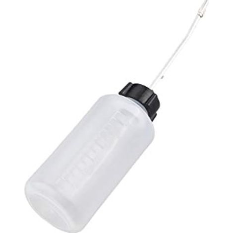 Huile pour machine à coudre 120 ml  Flacon souple en plastique avec bec métallique long incliné et bouchon à vis, graisseur pour bricolage et chaîne de vélo