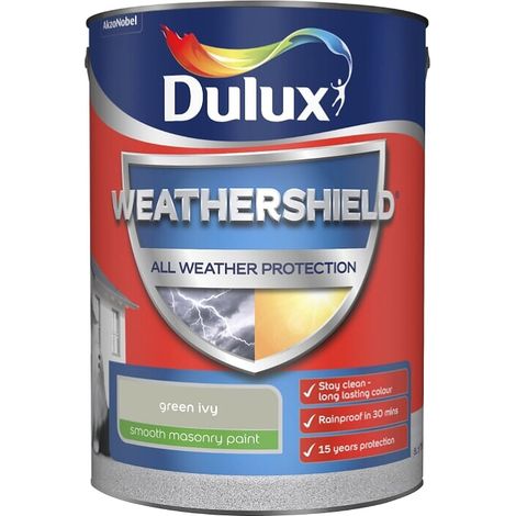 Dulux All Weather Protection Smooth Masonry - 5L - Green Ivy