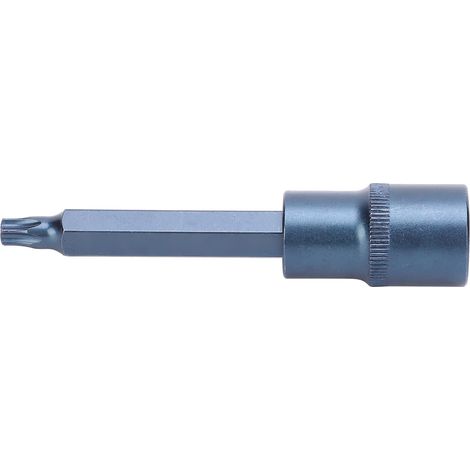 Embout de clé à douille étoile, acier inoxydable, haute précision, acier allié S2, finition brunie, outil de tournevis manuel 100xT40 (1/5)
