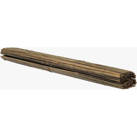 Werka Pro – Brise-vue en bambou naturel 2 x 3m – Tiges de 12mm – Épaisseur 2mm – Fil de fer galvanisé inclus – Installation facile - PRO 2 X