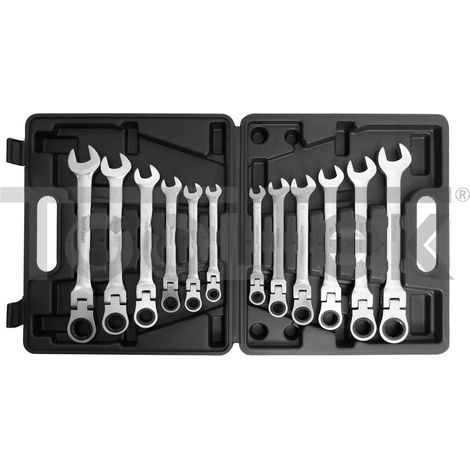 SET CHIAVI COMBINATE A CRICCHETTO 12pz 8-19mm SNODATE (1/4)