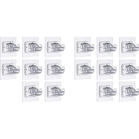 de tringle à rideaux sans perçage fixations adhésives (1/5)