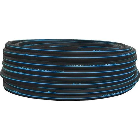 Tuyau polyéthylène PEHD Ø25mm – Longueur 50m – Pression maxi 16 bars – Qualité alimentaire pour applications industrielles - D25-16B-50