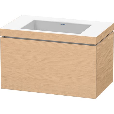 Duravit L-Cube c-bonded Set wandhängend, 1 Auszug, ohne Überlauf, (1/2)