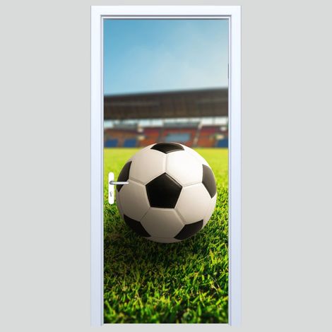 Adhesivo de tela para puerta con diseño de estadio de fútbol 468PD