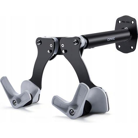 Verstellbare Wandhalterung für Fahrräder aus Aluminium, 25 kg (1/5)