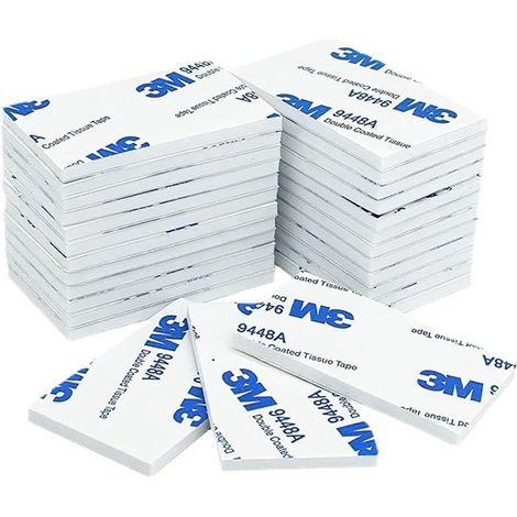 40 pellicole autoadesive bifacciali super resistenti, strisce adesive bifacciali impermeabili, cuscinetti di montaggio in schiuma robusti, per uso domestico e in ufficio. (1/5)
