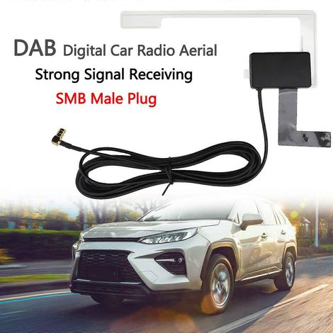 Antenne DAB active pour autoradio Kenwood, Sony, Grundig, Pioneer, JVC DE (1/5)