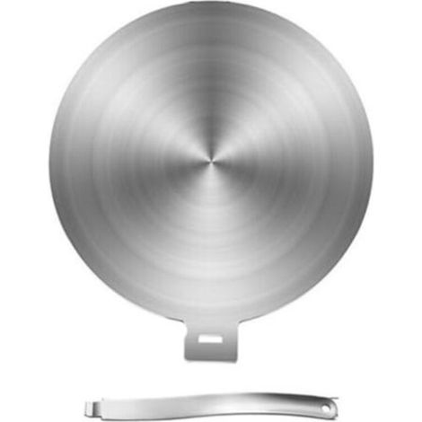 Plaque Diffuseur De Chaleur - Acier Inoxydable - Pour Plaques À Induction - Compatible Casseroles Et Poêles - Diamètre 24 Cm (1/5)