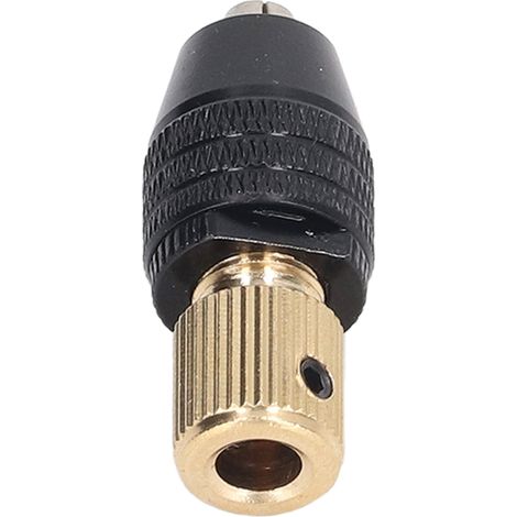 Mandrin auto-serrant 3 mâchoires avec rallonge droite, clé Allen et douille pour outil rotatif, diamètre 5.0mm (1/5)