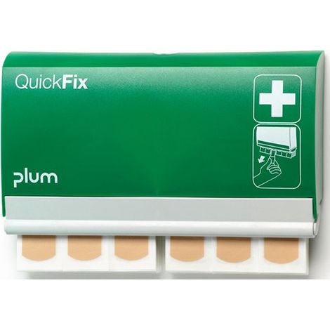 Pflasterspender QuickFix 1 B232,5xH133,5xT33ca.mm grün PLUM (1/5)