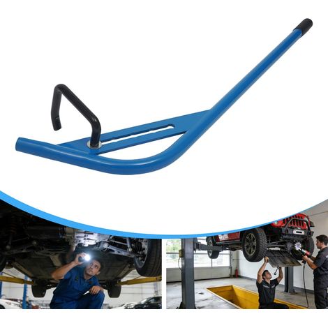 Levier d'embrayage en fibre d'acier pour séparation du châssis de voiture 5 cm d'épaisseur Poignée en caoutchouc bleu Longueur 118 cm (1/5)