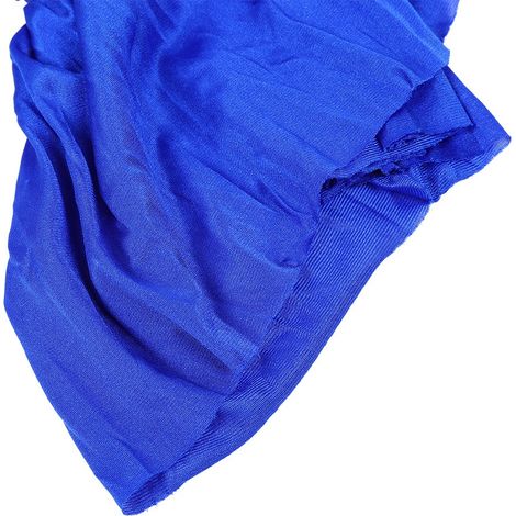 Ensemble hamac suspendu portable d'extérieur pour jardin ou cour, idéal pour les enfants (1,5 m, bleu royal). (1/5)