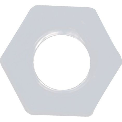 Écrous hexagonaux en plastique, 50 pièces, Protection de l'environnement, résistance blanche à la Corrosion, pour accessoires industriels M6 (1/5)