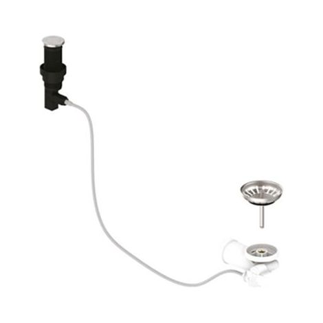 Naber Edelstahl Druckknopfexzentergarnitur, für Corno Basso 2–5